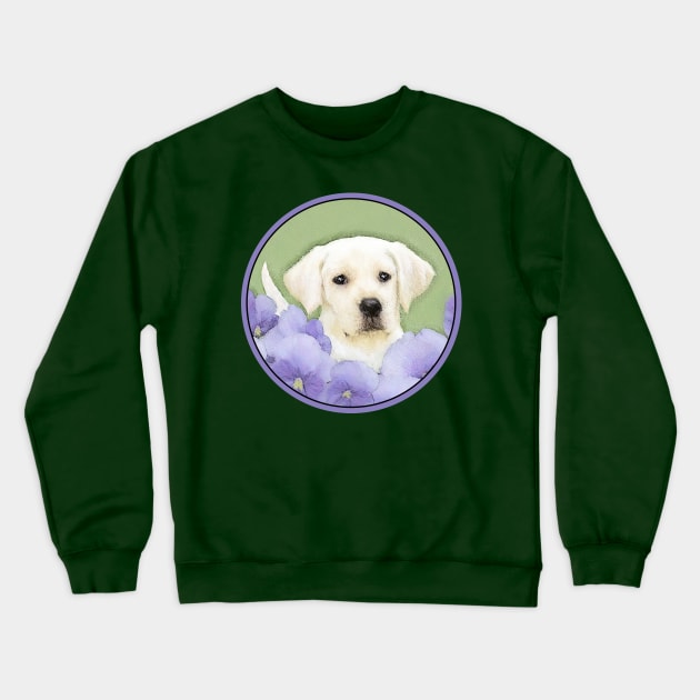 Labrador Retriever Puppy Crewneck Sweatshirt by Alpen Designs